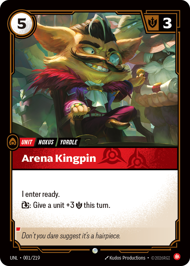 Arena Kingpin – UNL-001/219 – Common