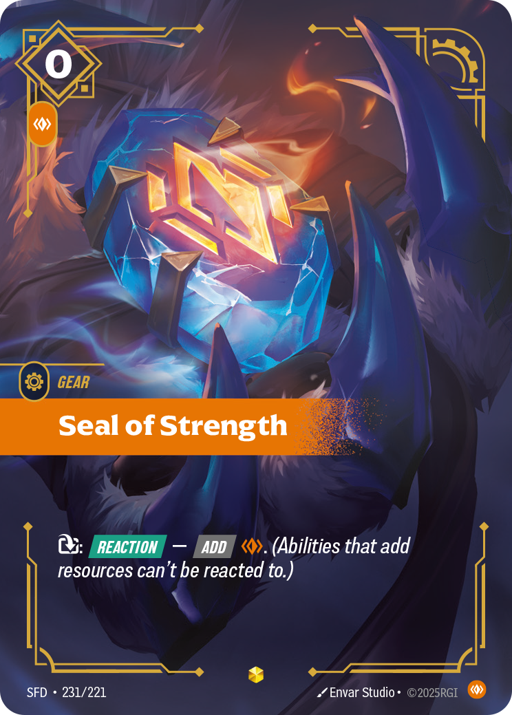 Seal of Strength – SFD-231/221 – OVN
