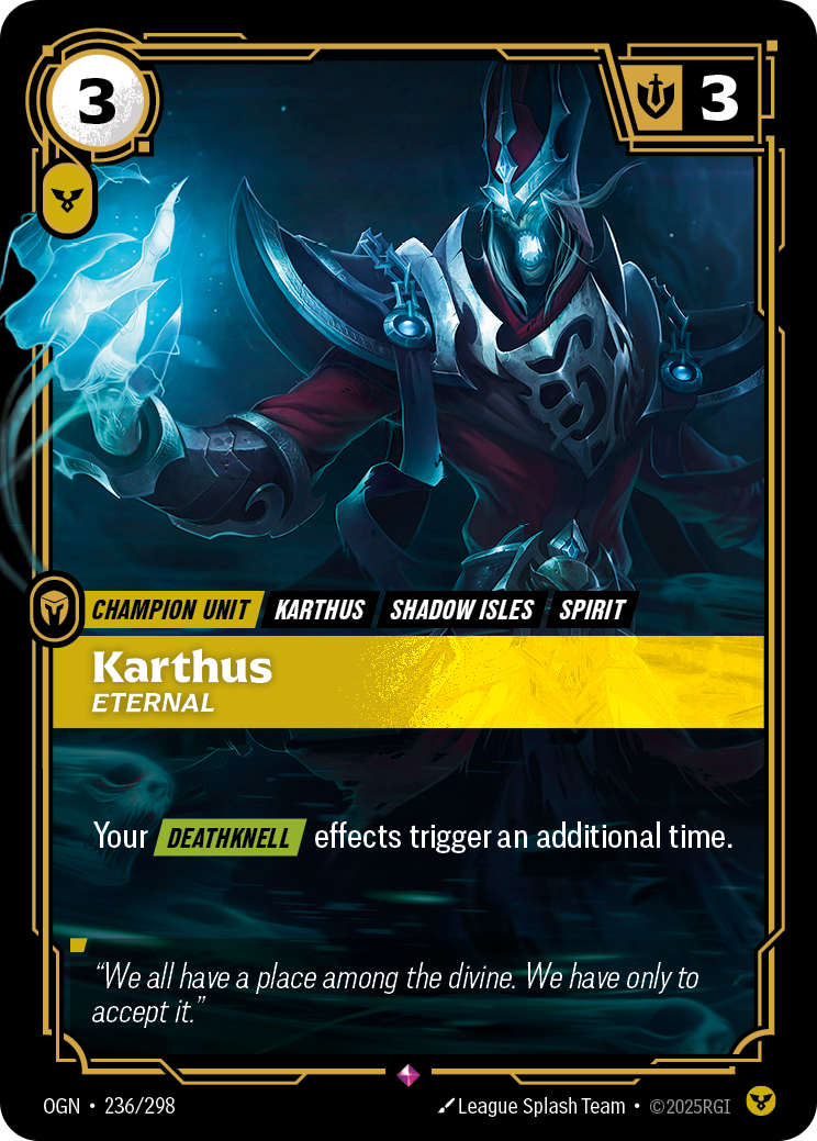 Karthus, Eternal – OGN-236/298 – Rare