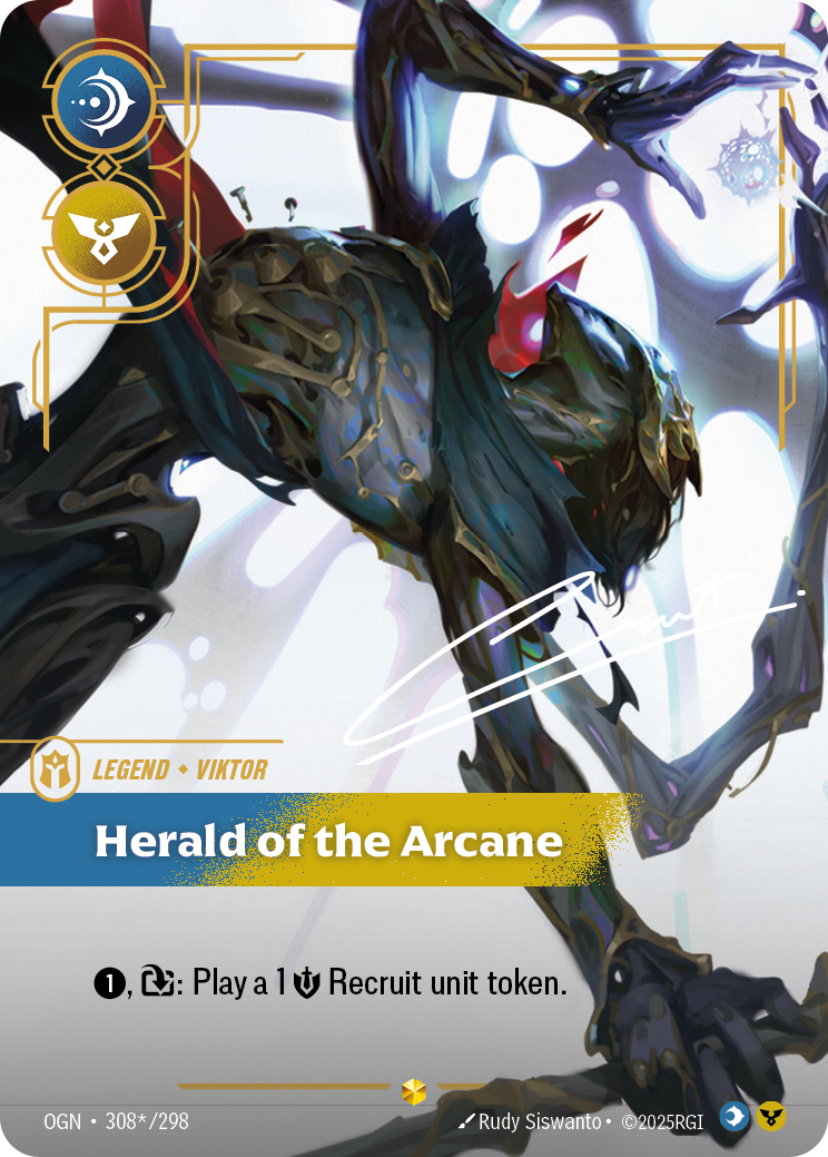 Herald of the Arcane – OGN-308*/298 – OVN Signature