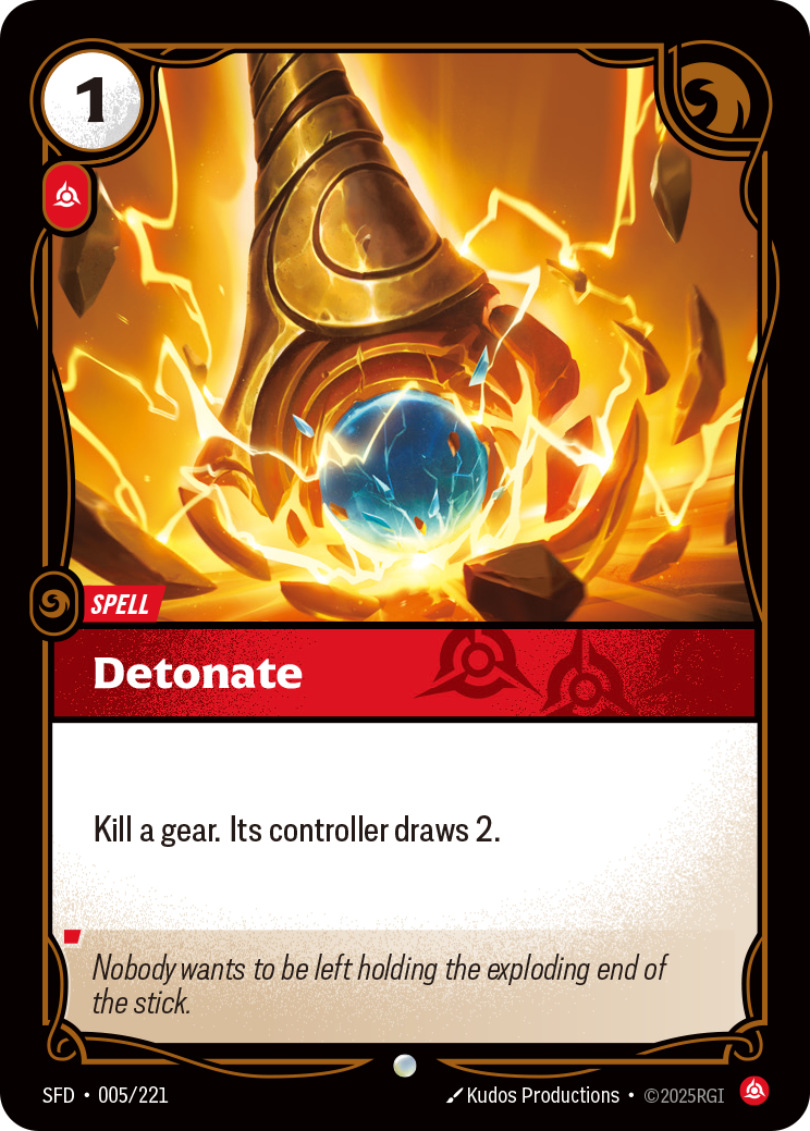 Detonate – SFD-005/221 – Common