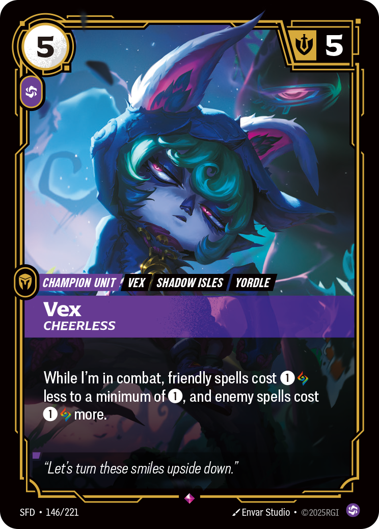 Vex, Cheerless – SFD-146/221 – Rare