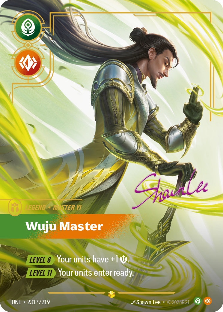 Wuju Master – UNL-231*/219 – OVN Signature