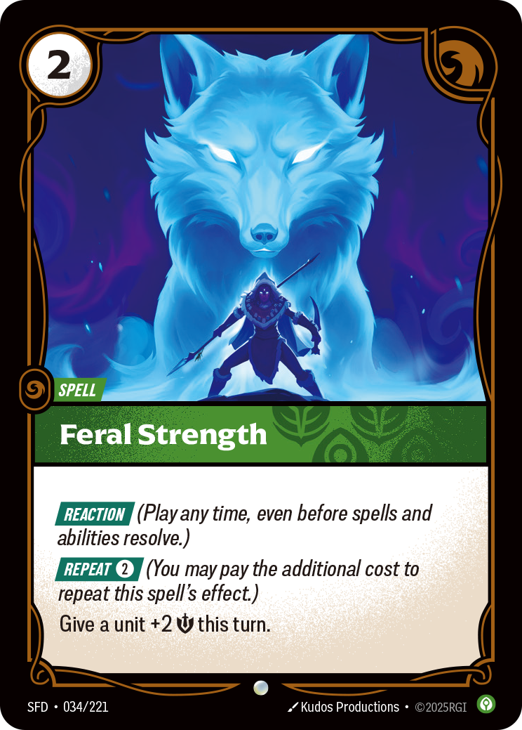 Feral Strength – SFD-034/221 – Common