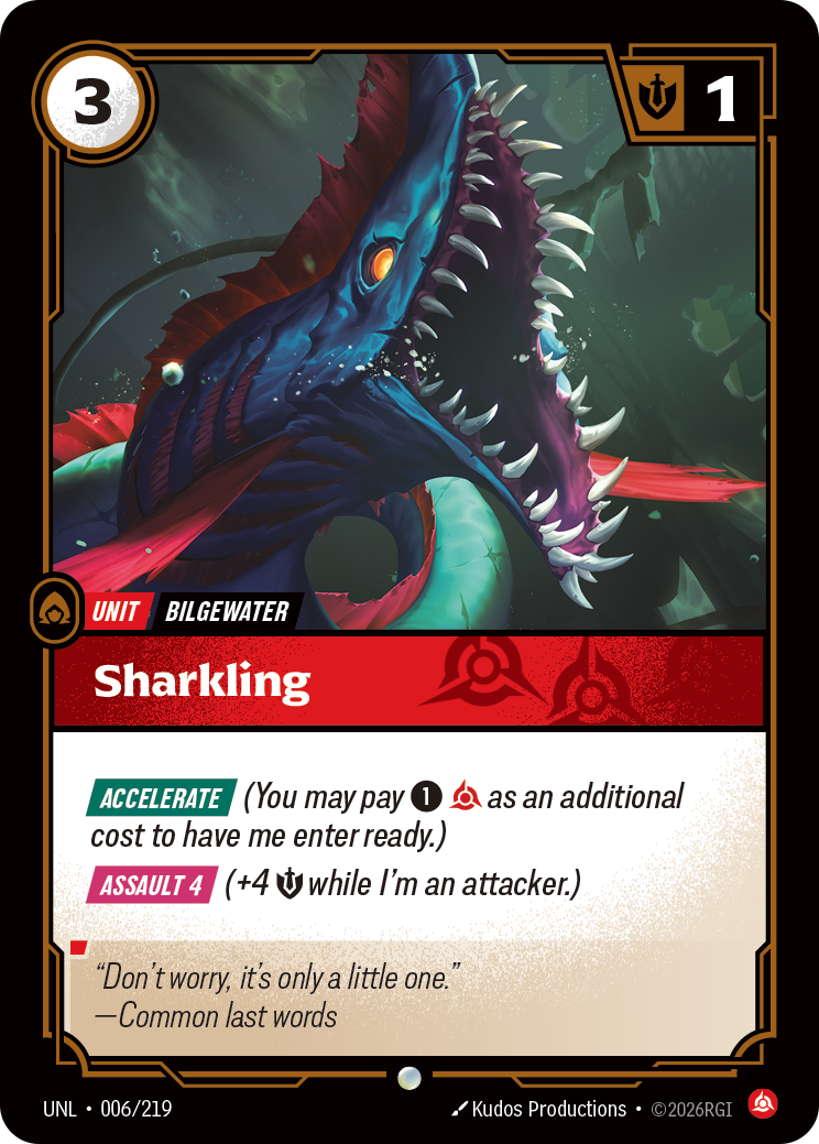Sharkling – UNL-006/219 – Common