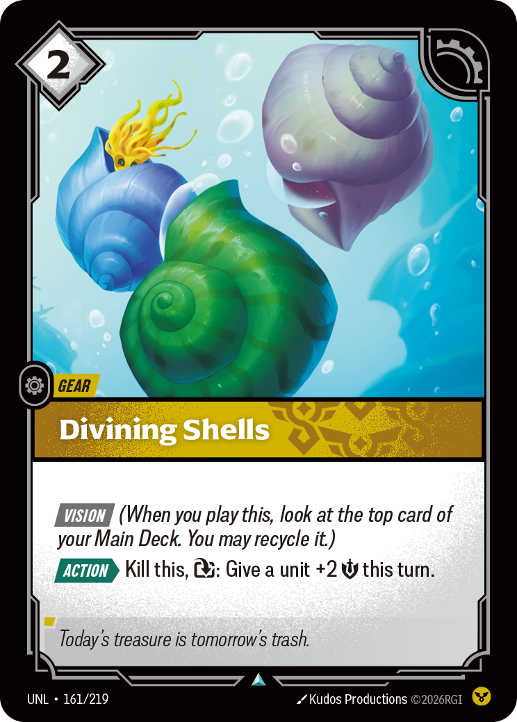 Divining Shells – UNL-161/219 – Uncommon