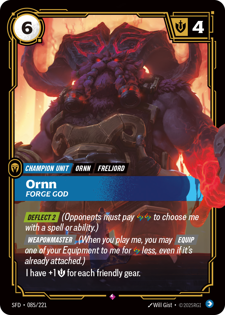 Ornn, Forge God – SFD-085/221 – Rare