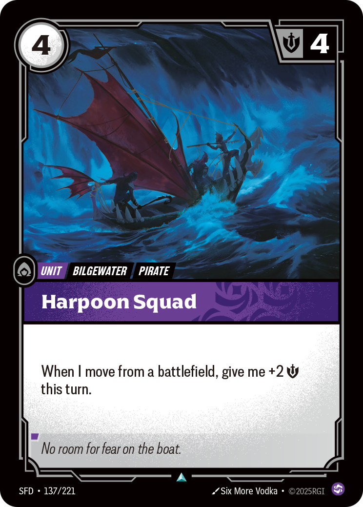 Harpoon Squad – SFD-137/221 – Uncommon