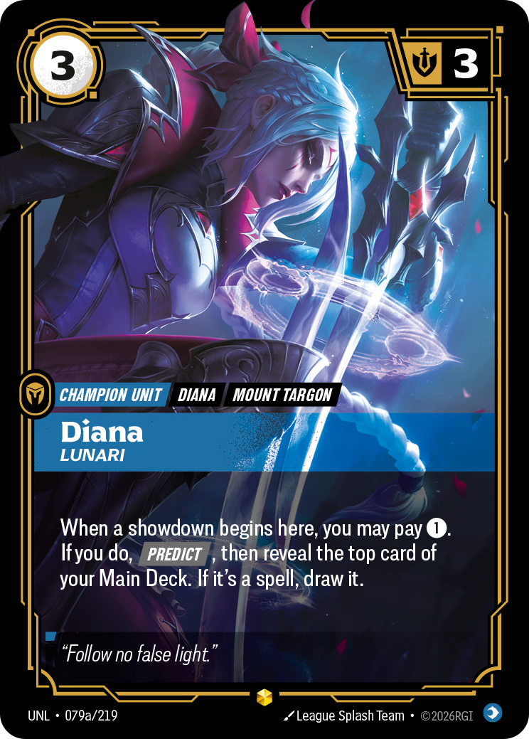 Diana, Lunari – UNL-079a/219 – Rare