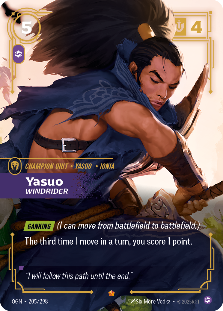 Yasuo, Windrider – OGN-205/298 – Epic