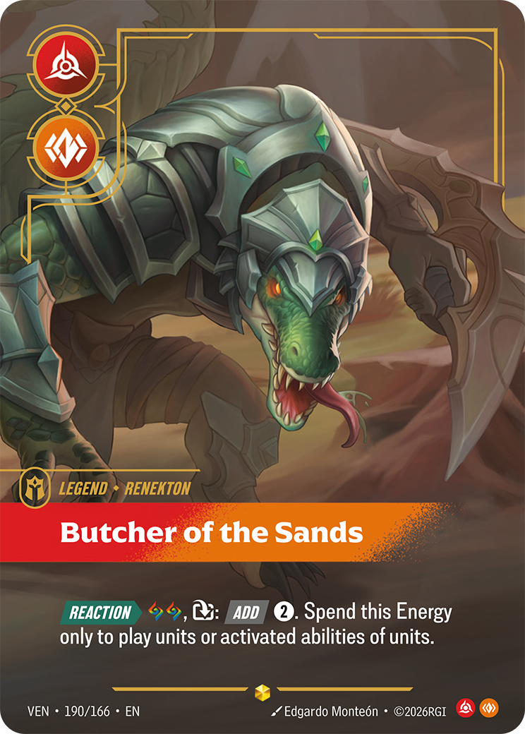 Butcher of the Sands – VEN-190/166 – Rare