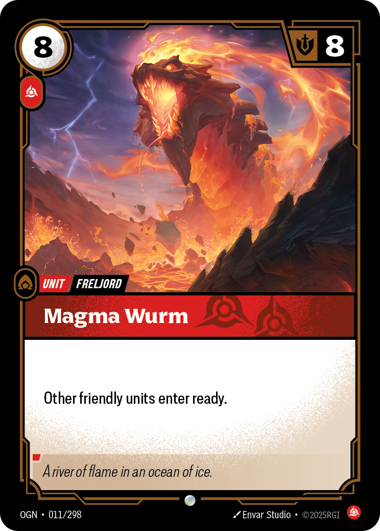 Magma Wurm – OGN-011/298 – Common