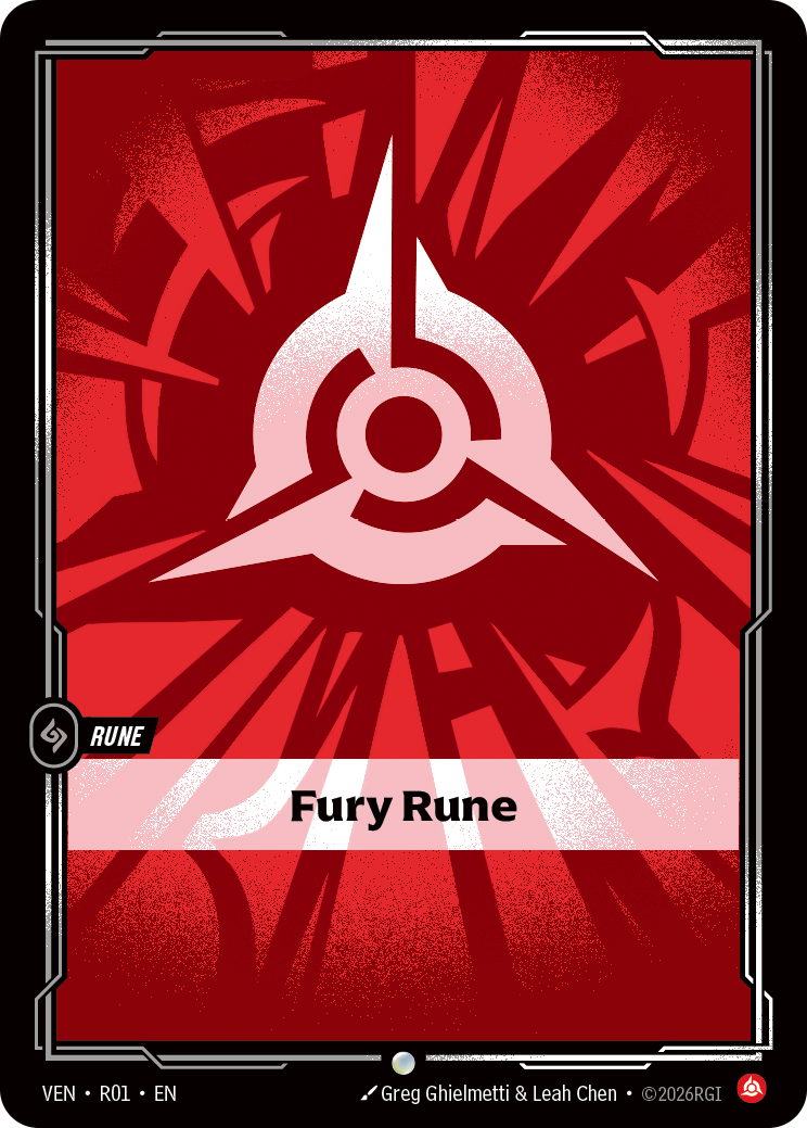 Fury Rune – VEN-R01 – Common