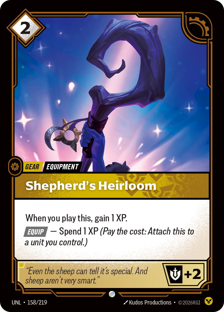 Shepherd's Heirloom – UNL-158/219 – Common