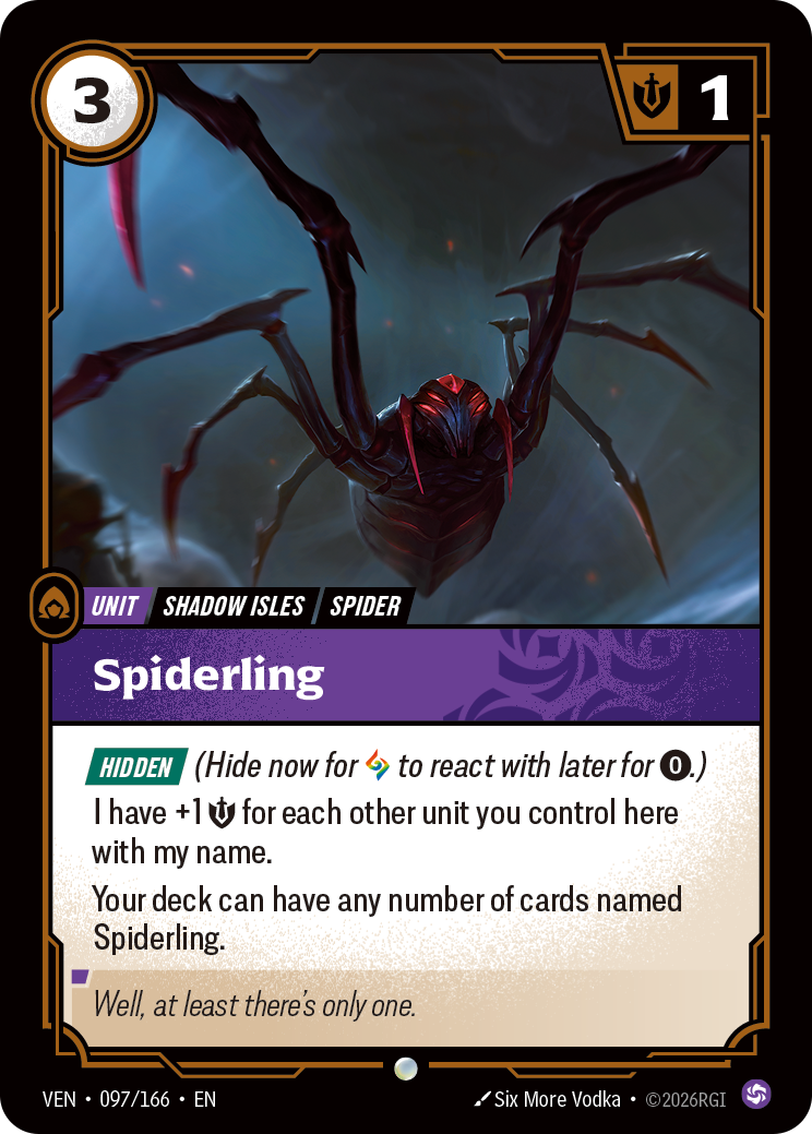Spiderling – VEN-097/166 – Common