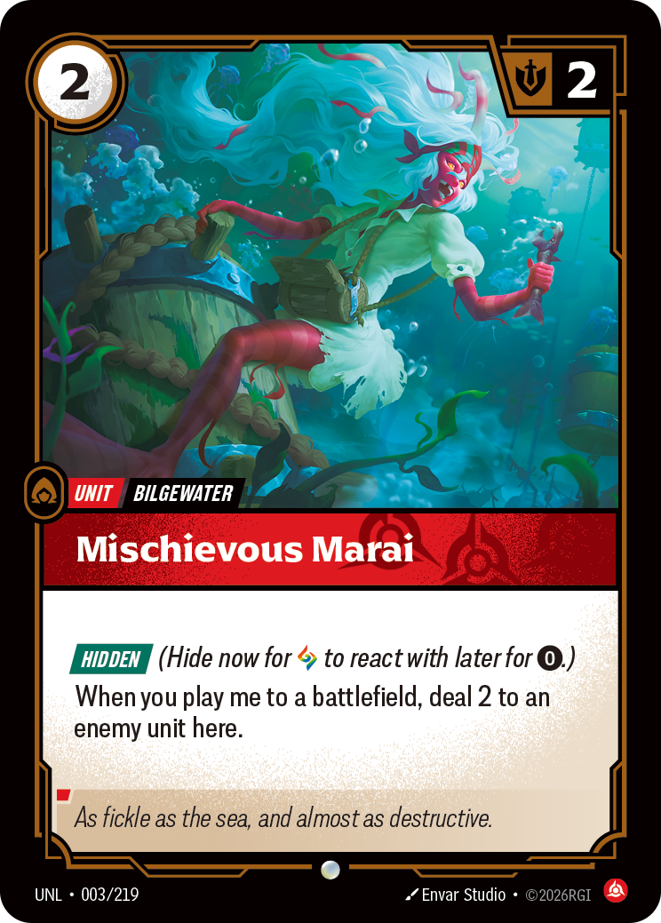 Mischievous Marai – UNL-003/219 – Common