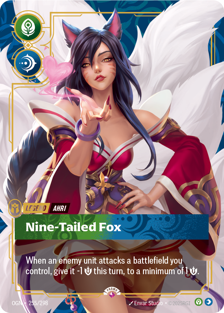 Nine-Tailed Fox – OGN-255/298 – Rare
