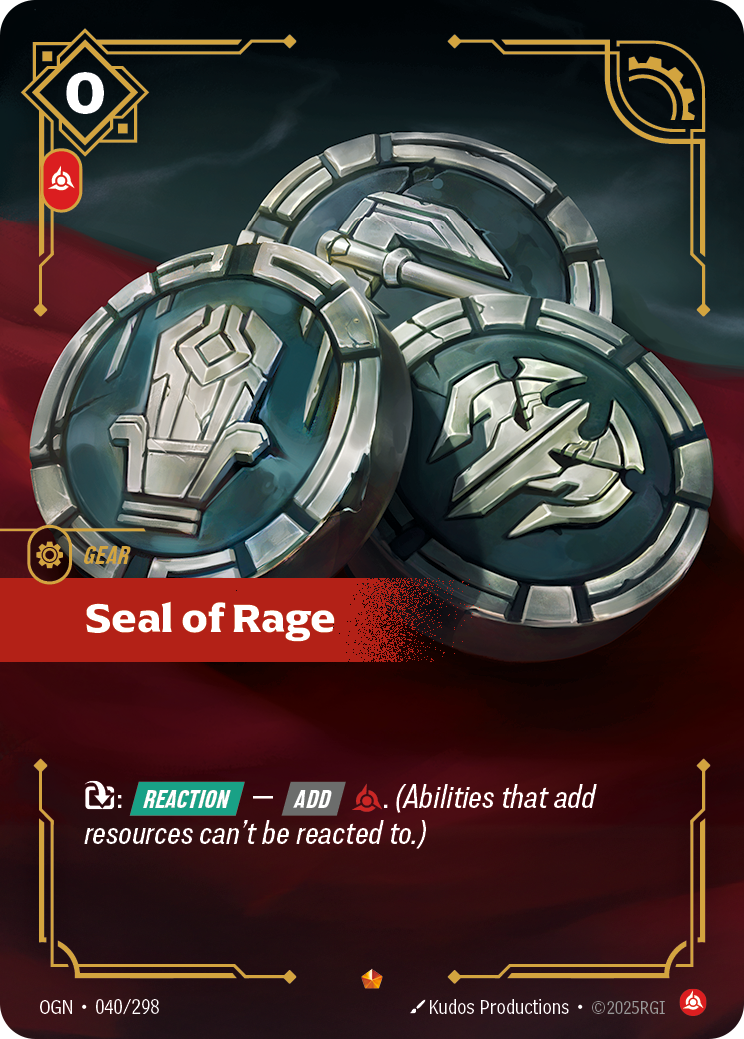 Seal of Rage – OGN-040/298 – Epic