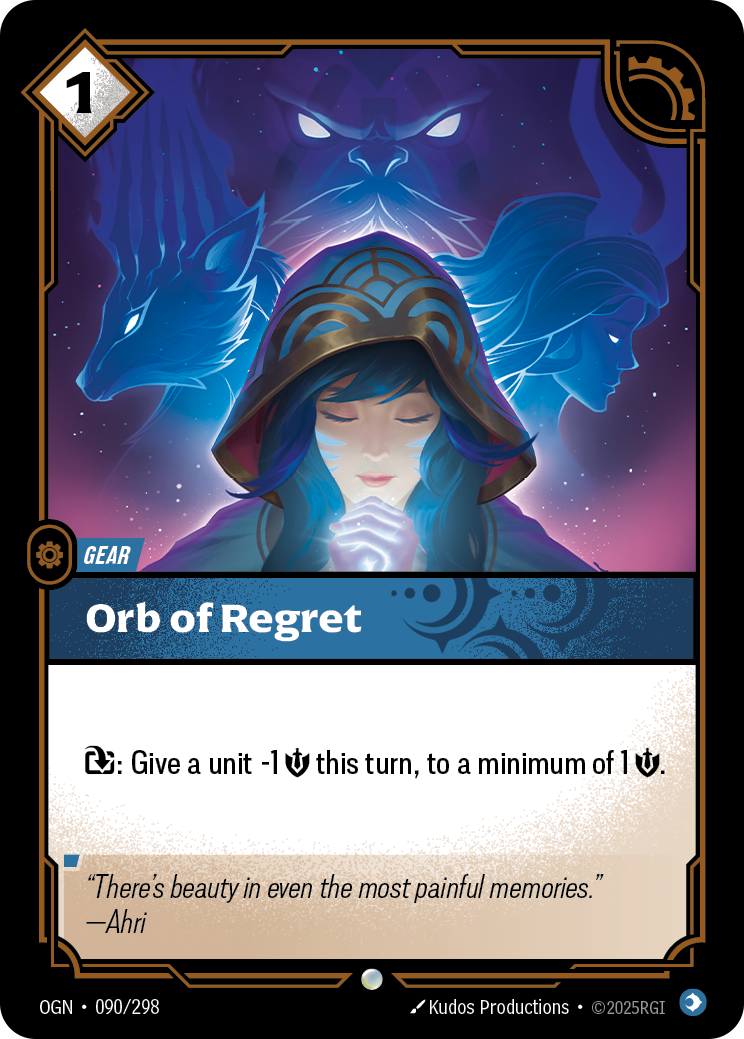 Orb of Regret – OGN-090/298 – Common