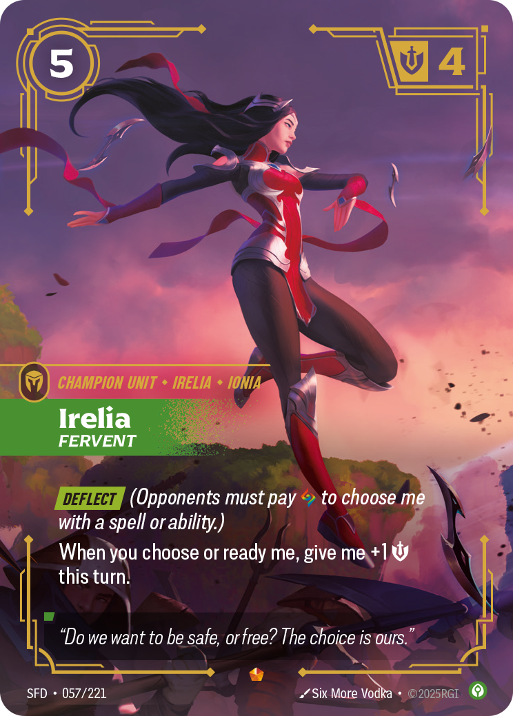 Irelia, Fervent – SFD-057/221 – Epic